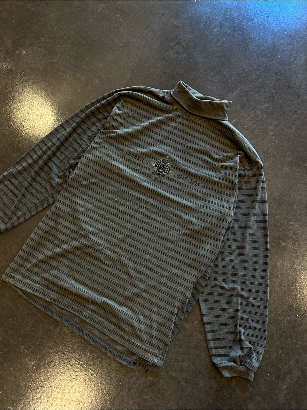 90’s Z. Cavaricci Stripped Turtle neck